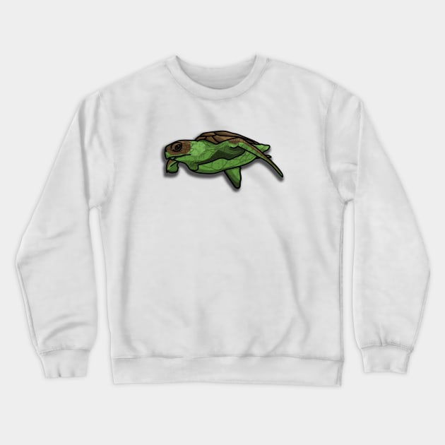 Green Sea Turtle Crewneck Sweatshirt by shanestillz